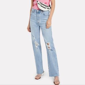 Levi’s Ribcage Straight Distressed Jeans Size 30